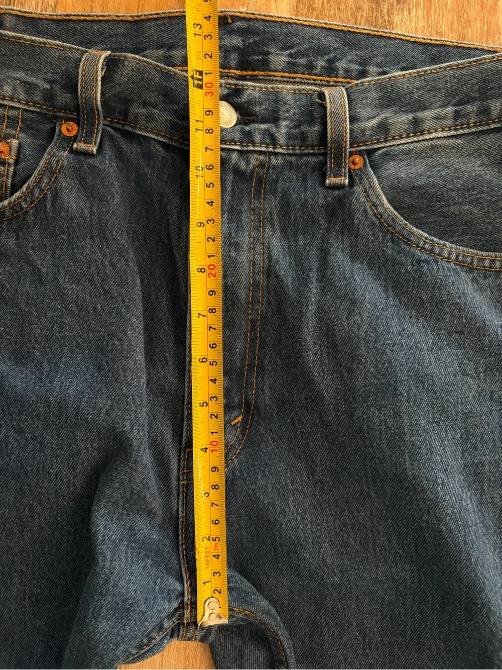 Levi’s 505 Regular Fit Straight Leg Jeans Men’s 36x30 Medium Wash Classic Denim